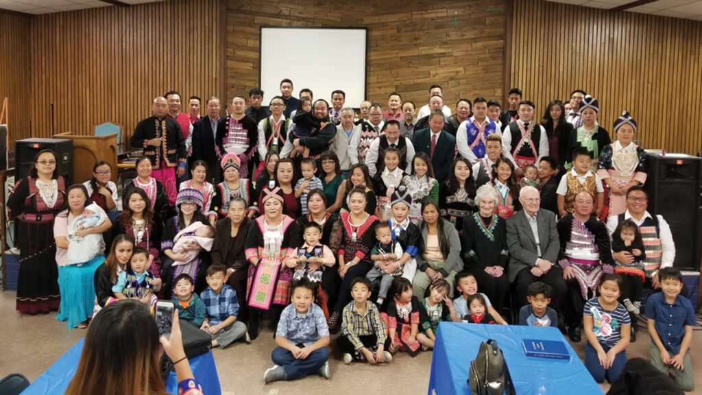 The congregation of Rocky Mountain Hmong Mennonite Church celebrates Hmong New Year. — Rocky Mountain Hmong Mennonite Church