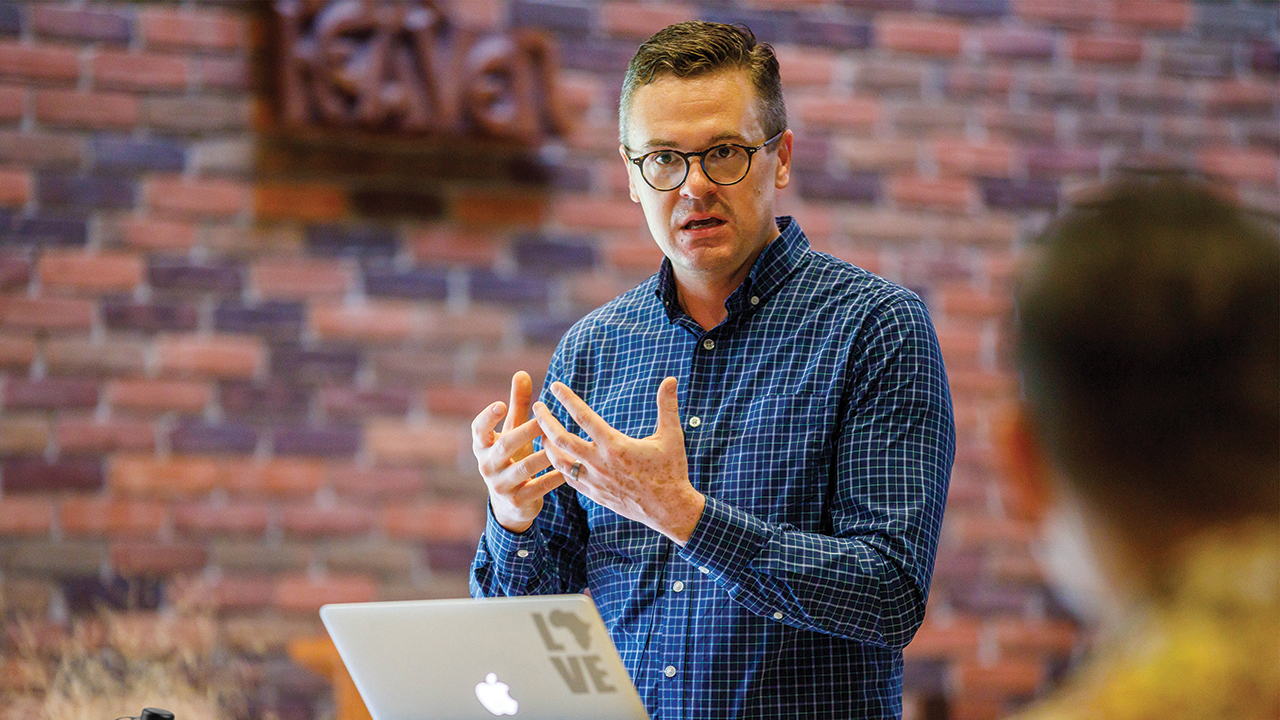 Drew Strait is associate professor of New Testament and Christian origins at Anabaptist Mennonite Biblical Seminary. — Peter Ringenberg/AMBS