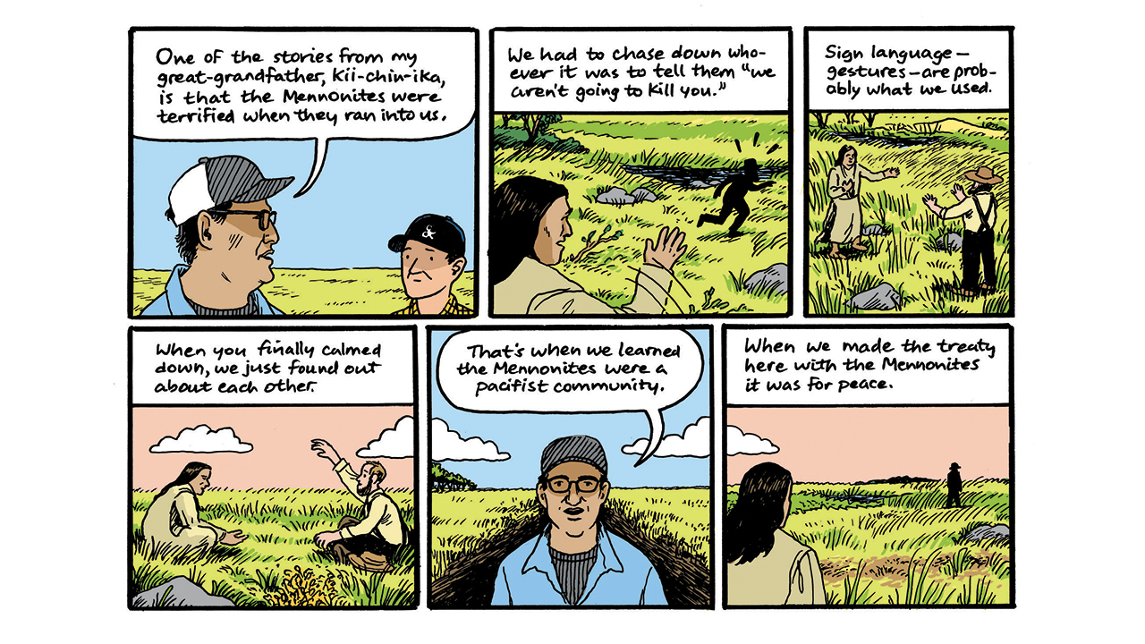 An excerpt from 'The Secret Treaty' by Jonathan Dyck.