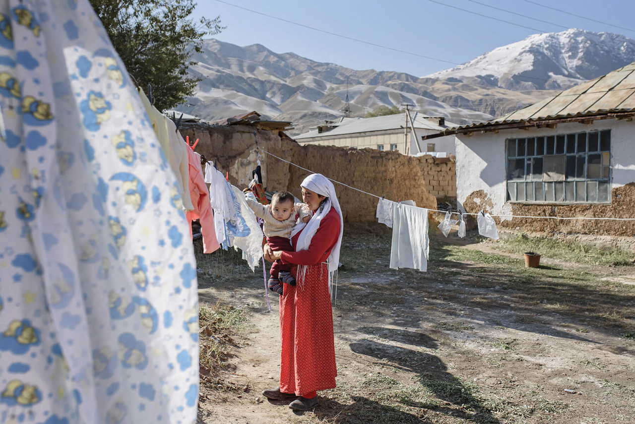 In 'Where the Poplars Grow,' historical photos of Irina Unruh’s family are interspersed with contemporary images of daily life in Kyrgyzstan. To convey the challenge of understanding her identity as a German Mennonite in the Soviet Union, the photos are presented with little additional context. — Shiftbooks
