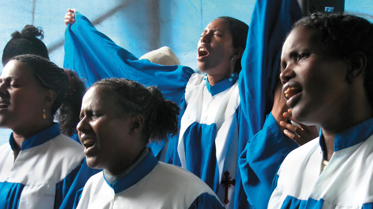 “Remaining small and growing”: a Meserete Kristos Church choir in Ethiopia in 2006. — AW file