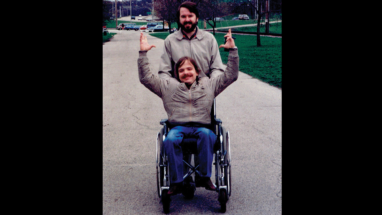 Kevin O’Brien with Will O’Brien in 1993, about a year before his death. — Courtesy of Will O’Brien