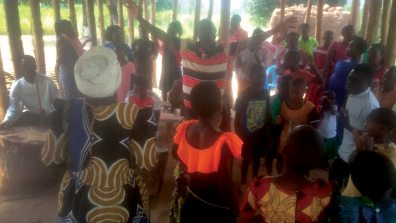 Kikubya Mennonite Church in Uganda holds a worship service. — Mennonite Church Uganda
