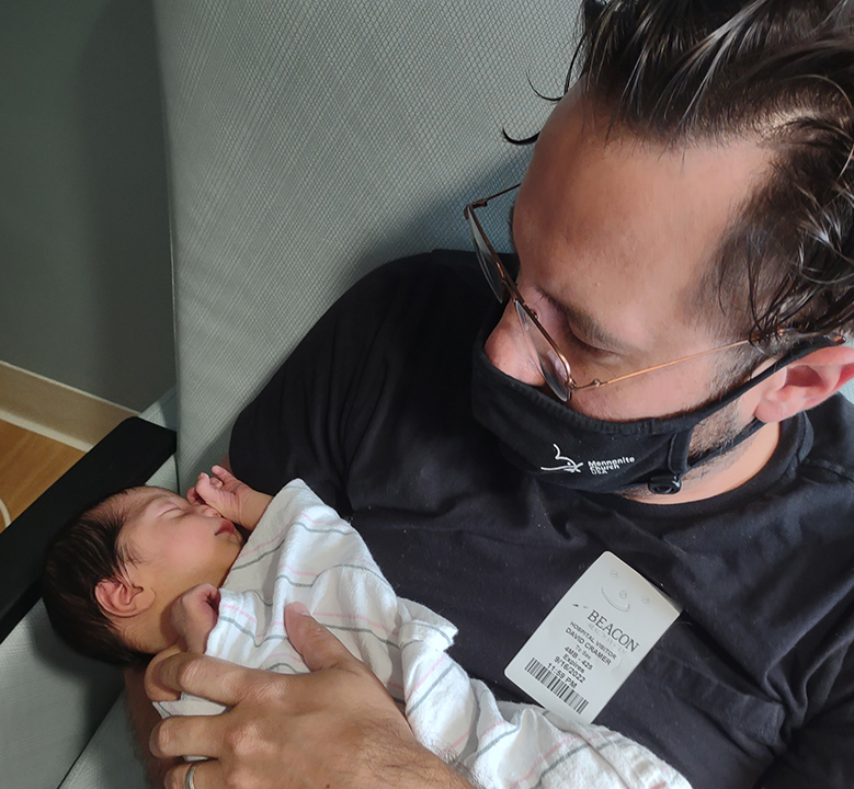 David C. Cramer with Junior in 2022. — courtesy David C. Cramer