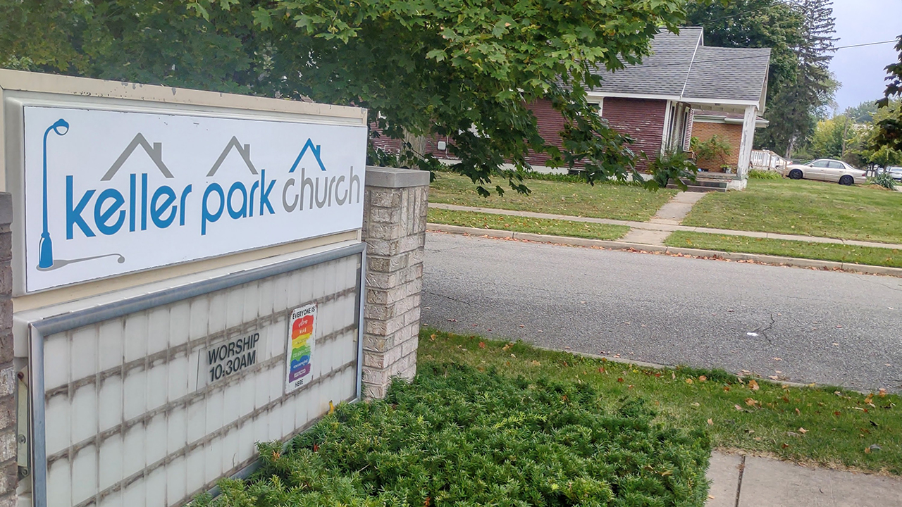 The house across the street from Keller Park Church, where Yesina and Junior lived in 2022. — courtesy of David C. Cramer
