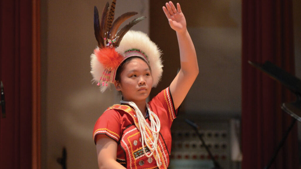 Members of Gi-An Mennonite Church in Hualien, some of whom are members of the Amis tribe, performed Amis tribal dances thousands of years old. — Gabriel Pan and Lin Yu-Nan/MMN