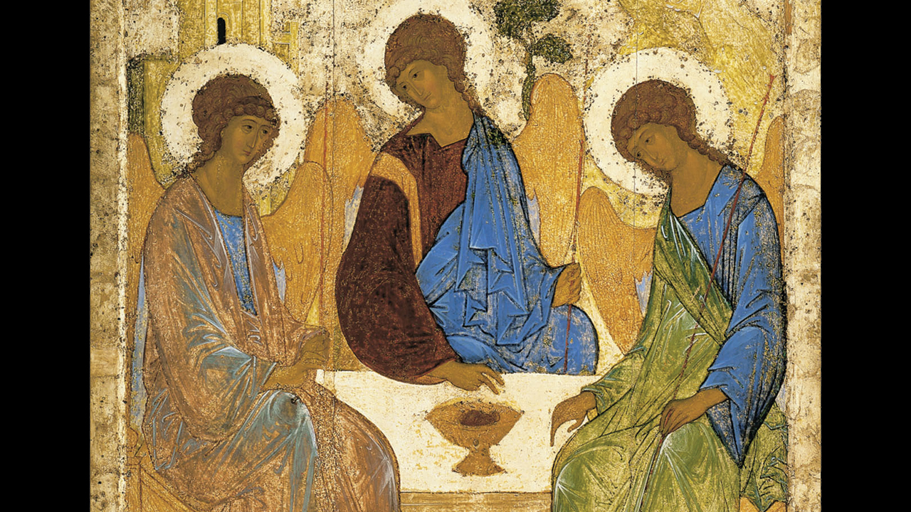 Don’s story reminds Doug Luginbill of The Trinity, also known as The Hospitality of Abraham, by 15th-century Russian artist Andrei Rublev. It depicts three angels who visit Abraham (Genesis 18).