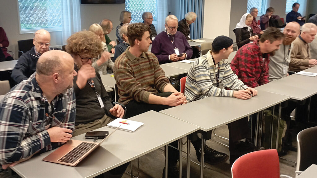 Almost 50 people — mainly from Sweden and some from Finland — gathered Jan. 24-25 at the Academy for Leadership and Theology in Örebro, Sweden, for a conference on Anabaptist theology’s impacts on the past and present. — José Arrais/Mennonite World Conference