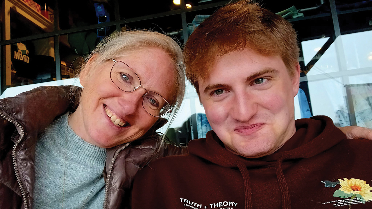 Janet Christophel with son Josiah on Easter weekend 2024. — Courtesy of Janet Christophel