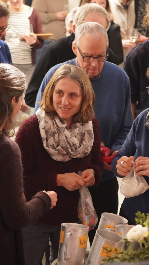 People bring remnants of old candles to a celebration of Anabaptism’s past and present in Zurich, Switzerland. — Swiss Mennonite Conference