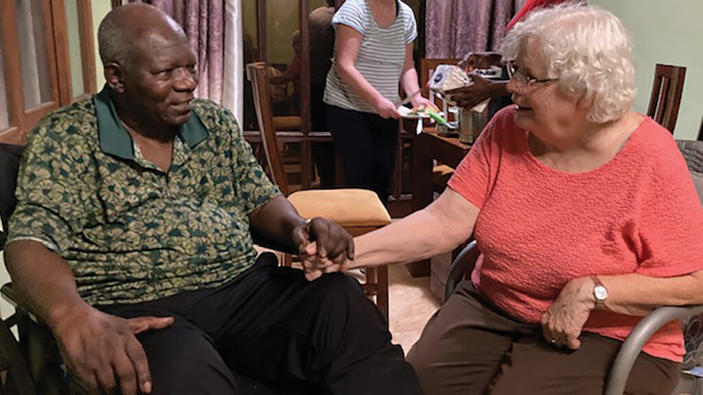 Pakisa K. Tshimika with wife Linda in Kinshasa, DR Congo. — Courtesy of Pakisa K. Tshimika