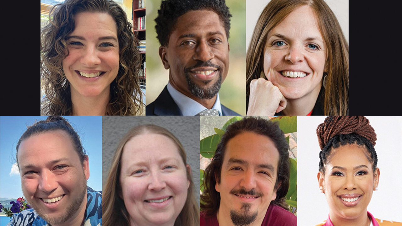 Speakers for worship services at Mennonite Church USA's national convention July 8-12, 2025, will include Rachel Ringenberg Miller, Lerone A. Martin, Katherine Dickson, Jon-Erik Misz, Sarah Werner, Frank and Lesley Francisco McClendon. — Mennonite Church USA