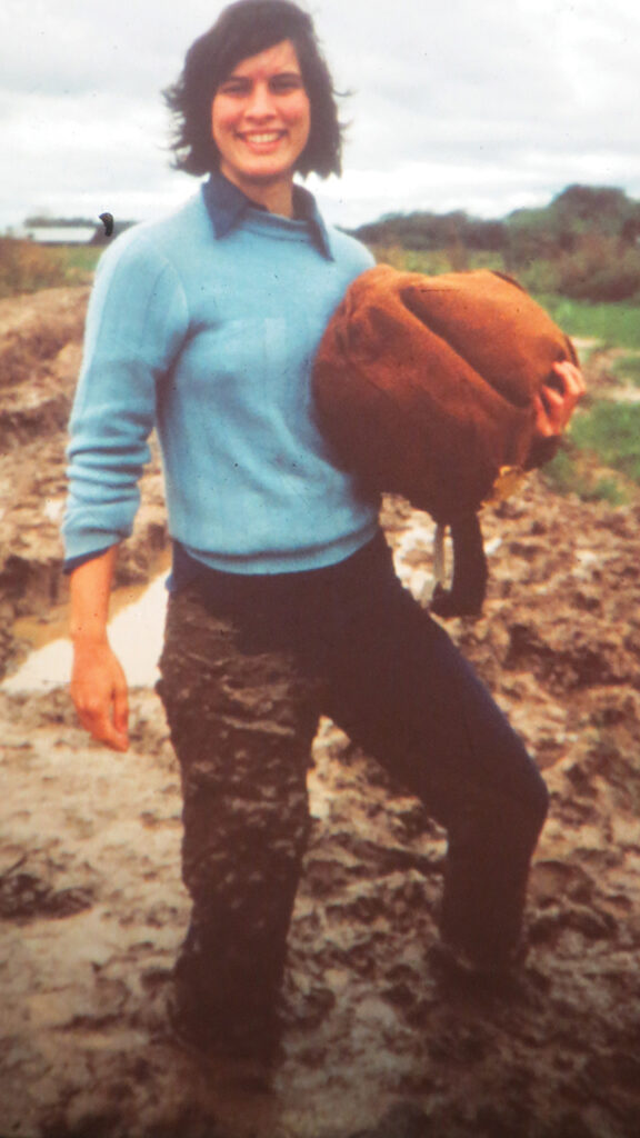 In 1982, with Mennonite Central Committee in Bolivia, Linda Shelly learned to adapt to challenging road conditions. — Courtesy of Linda Shelly