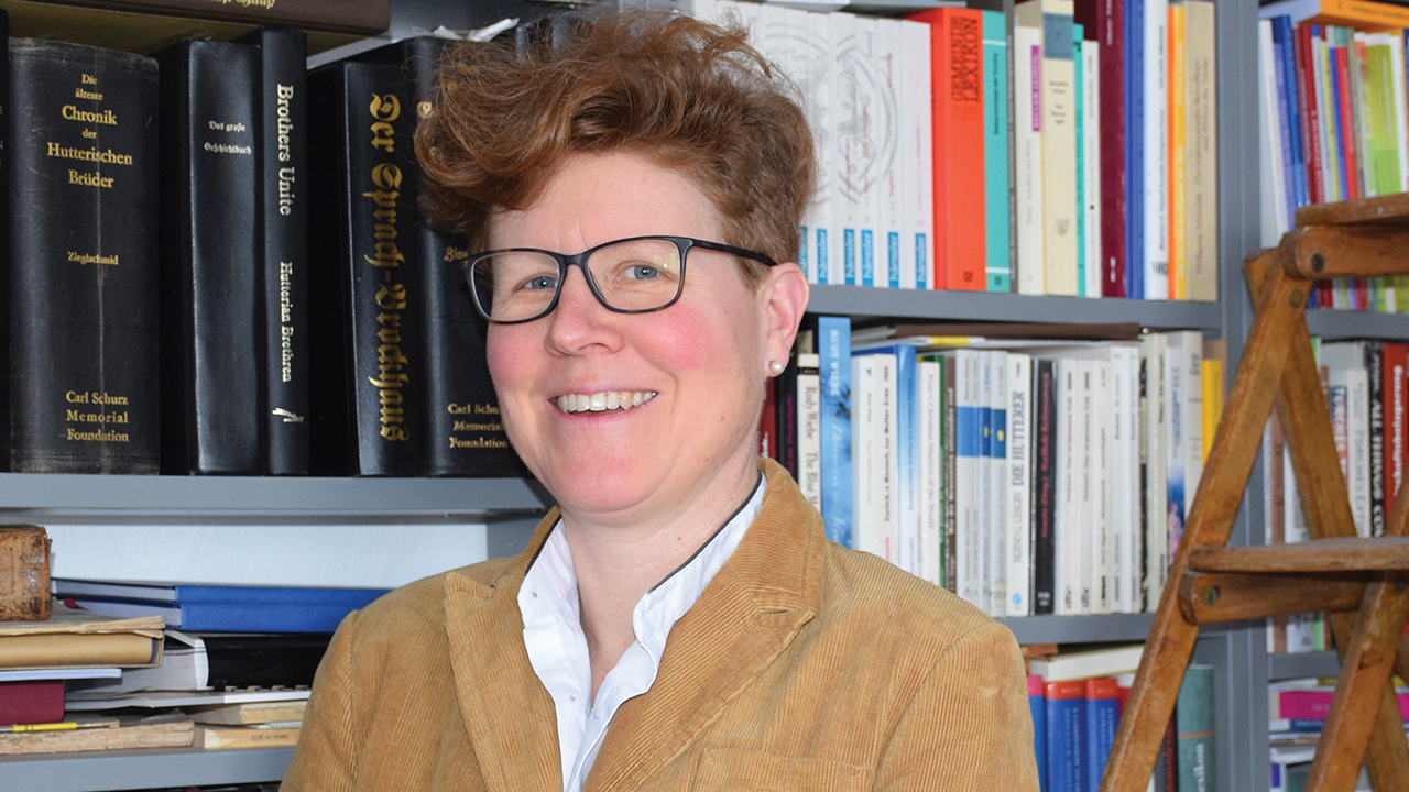 Astrid von Schlachta directs the Mennonite Research Center in Weierhof, Germany. — Courtesy image