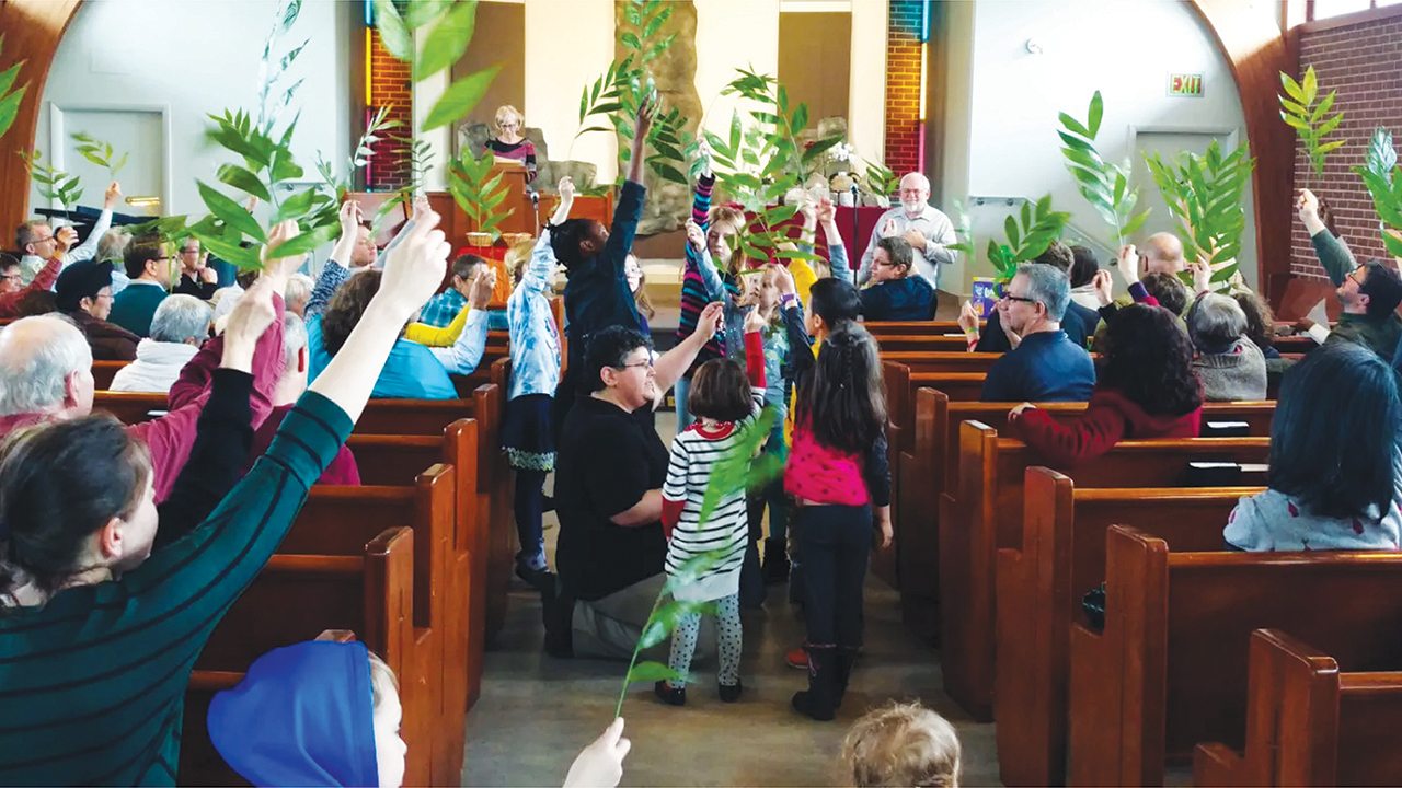 Hyattsville Mennonite Church, Palm Sunday 2018. — Hyattsville Mennonite Church