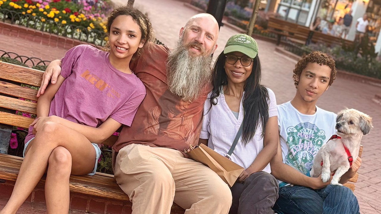 Jason Storbakken with daughter Zipporah, wife Vonetta and son Elgin. — Courtesy of Jason Storbakken