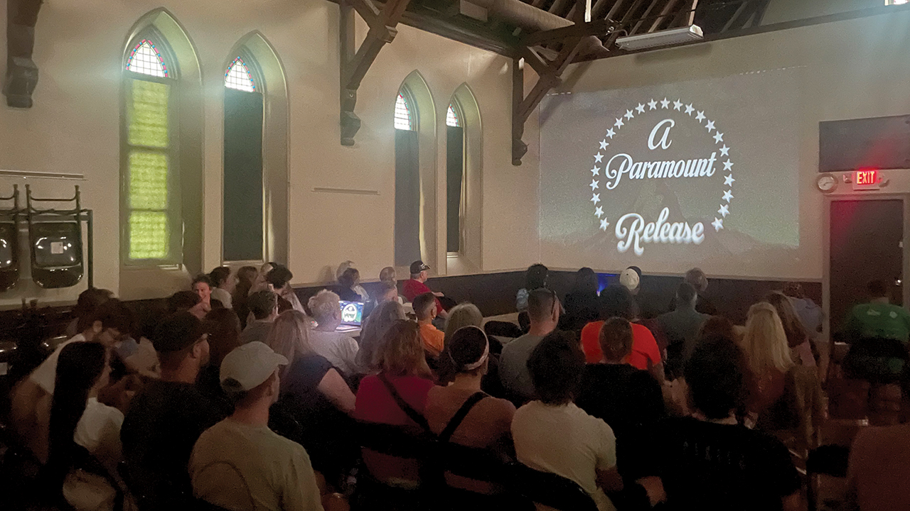 Redemption Church of Bristol hosts a movie night for Bristol Film Club. — Gary Alloway