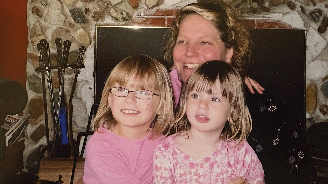 Kyla Hanington with daughters Anja and Findley in British Columbia in 2006. — Courtesy of Kyla Hanington