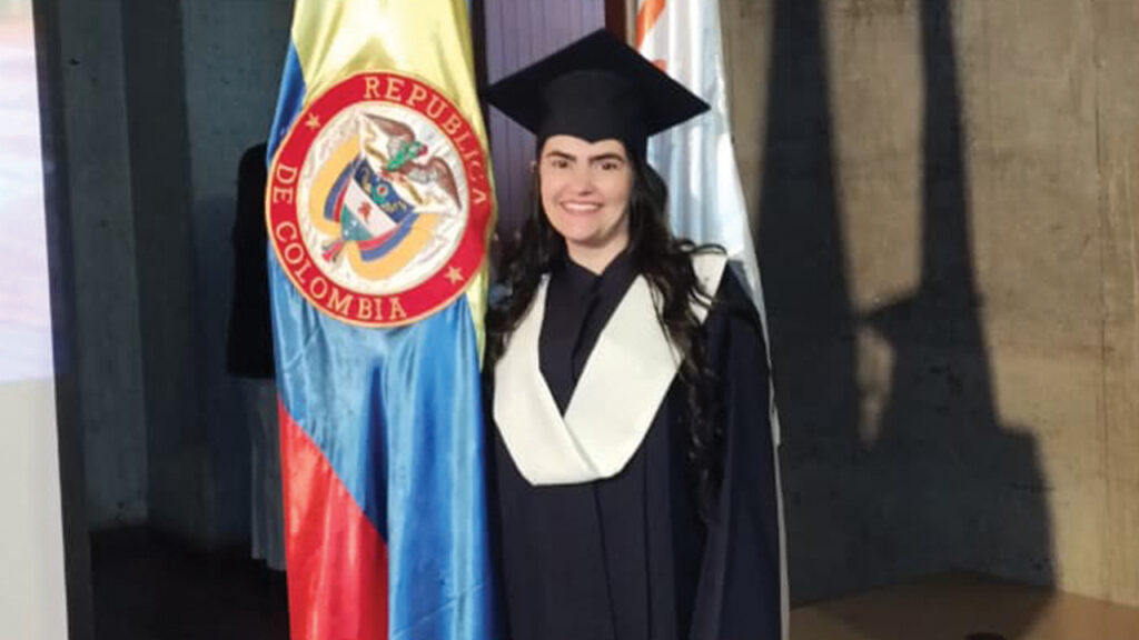 Dairy Yamillet Ruedas Marquez graduated about two years ago with her high school diploma studying late at night using her phone. — Courtesy of Dairy Yamillet Ruedas Marquez