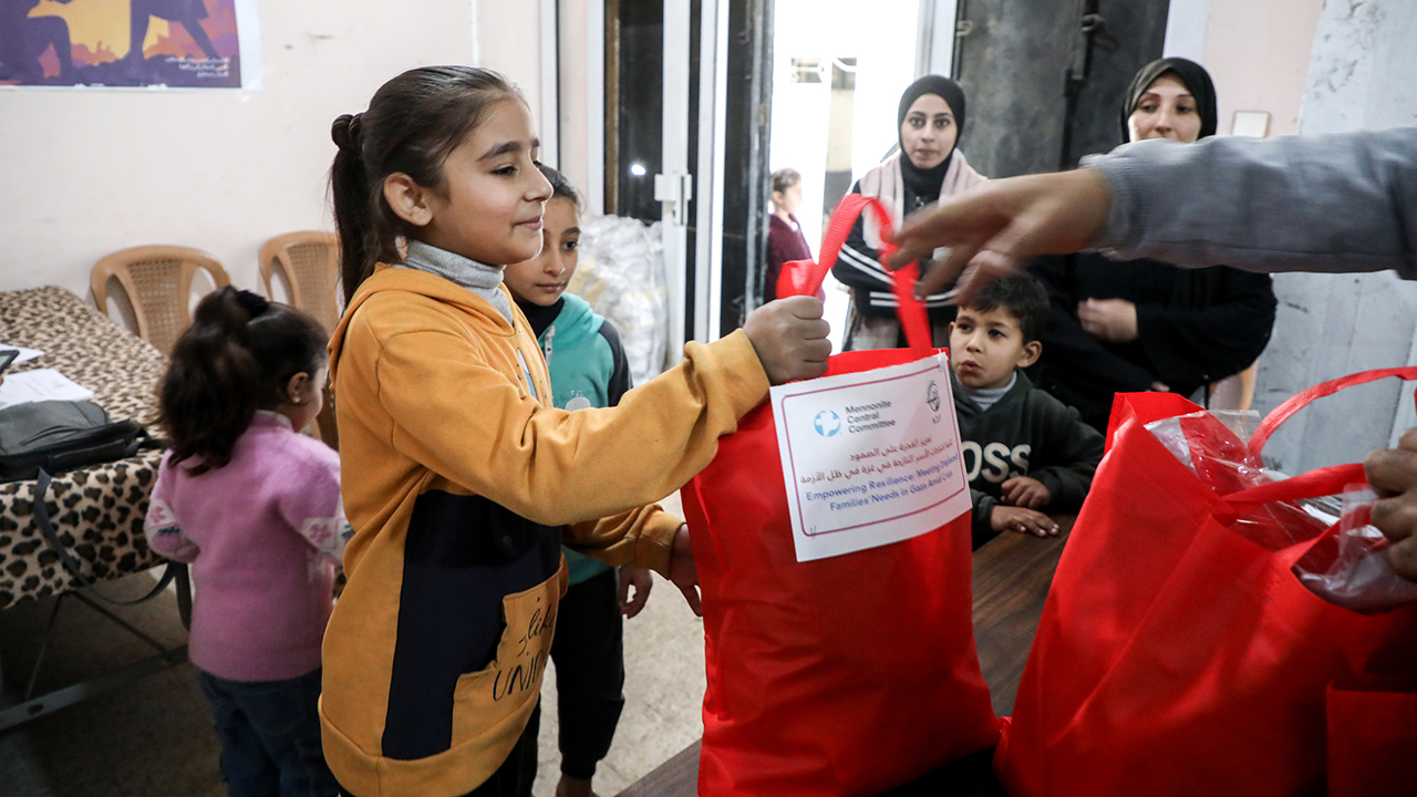 MCC clothing keeps Gaza kids warm