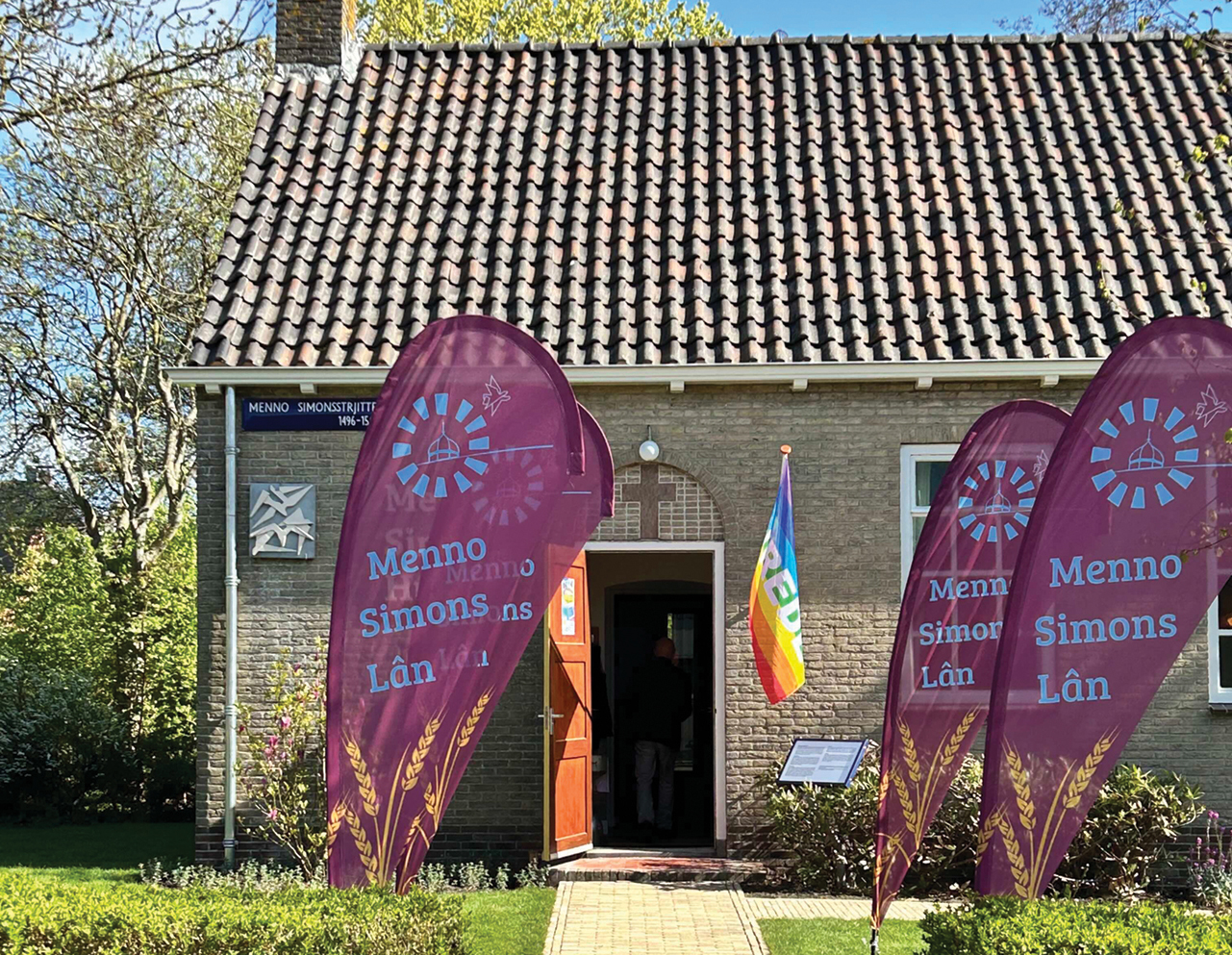 Menno Simons Hûs is located on Menno Simons Street in Witmarsum, Netherlands. — Menno Simons Hûs