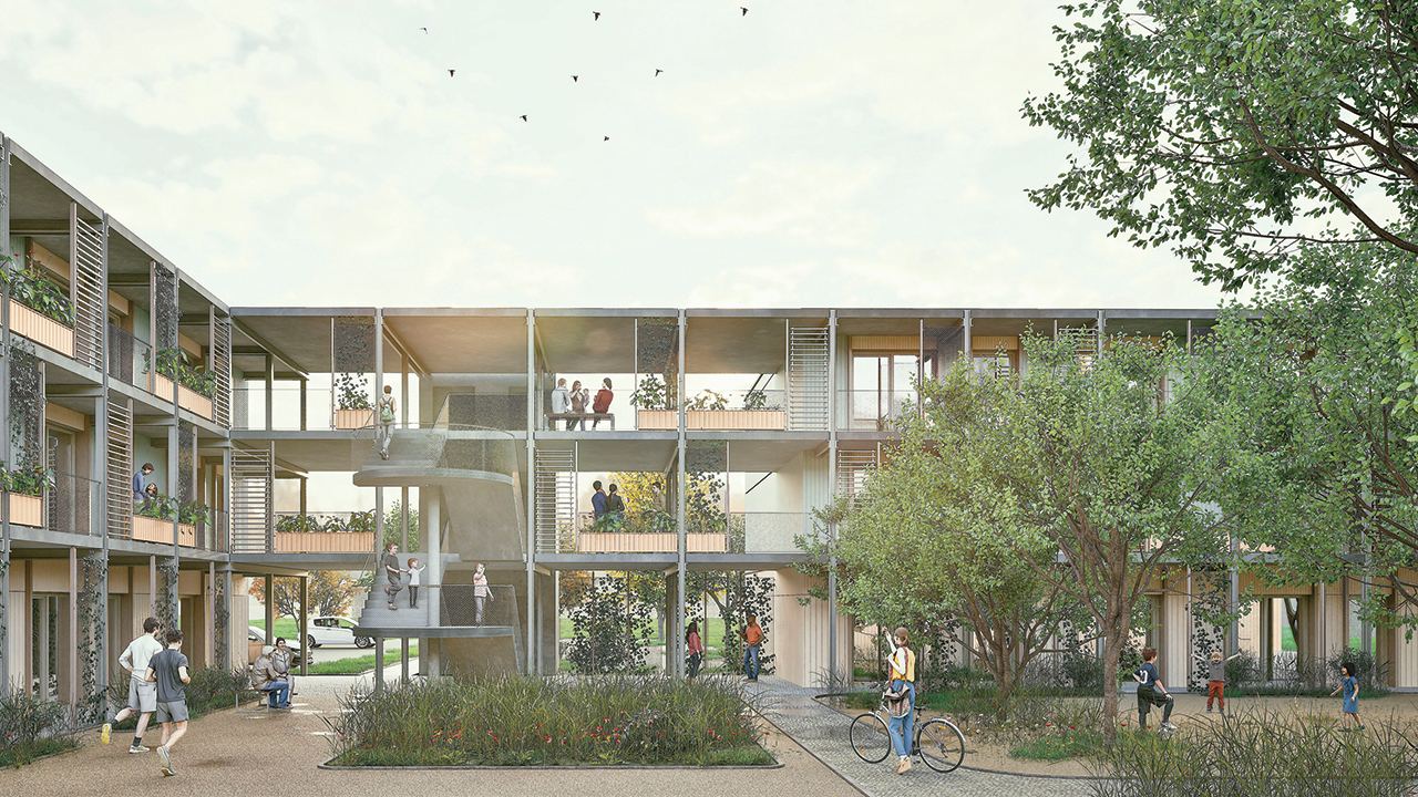 Hope Bearers Foundation is planning to build 31 apartments for refugees and locals to live together in Schwandorf, Germany. — Hoffnungstraeger Stiftung