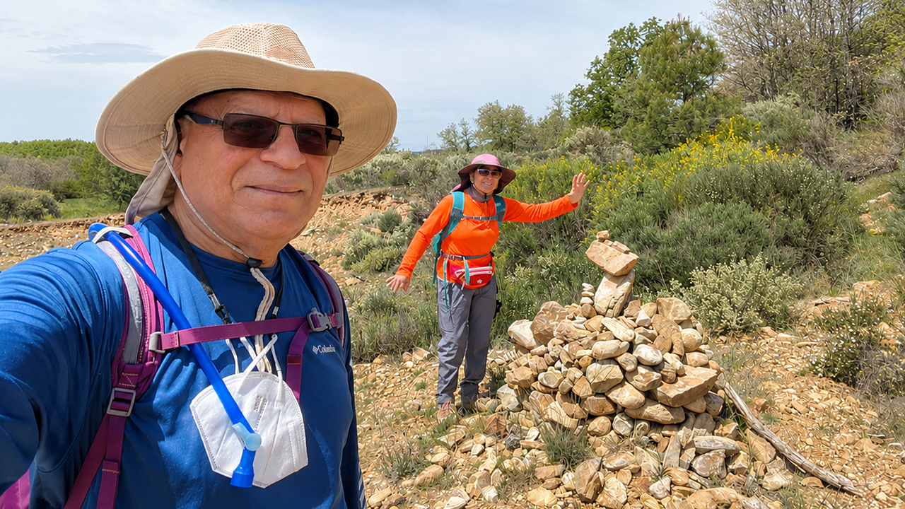 Marco and Sandra Güete hike El Camino de Santiago in Portugal and Spain. Marco Güete is making his fourth pilgrimage in September. — Mennonite Church USA