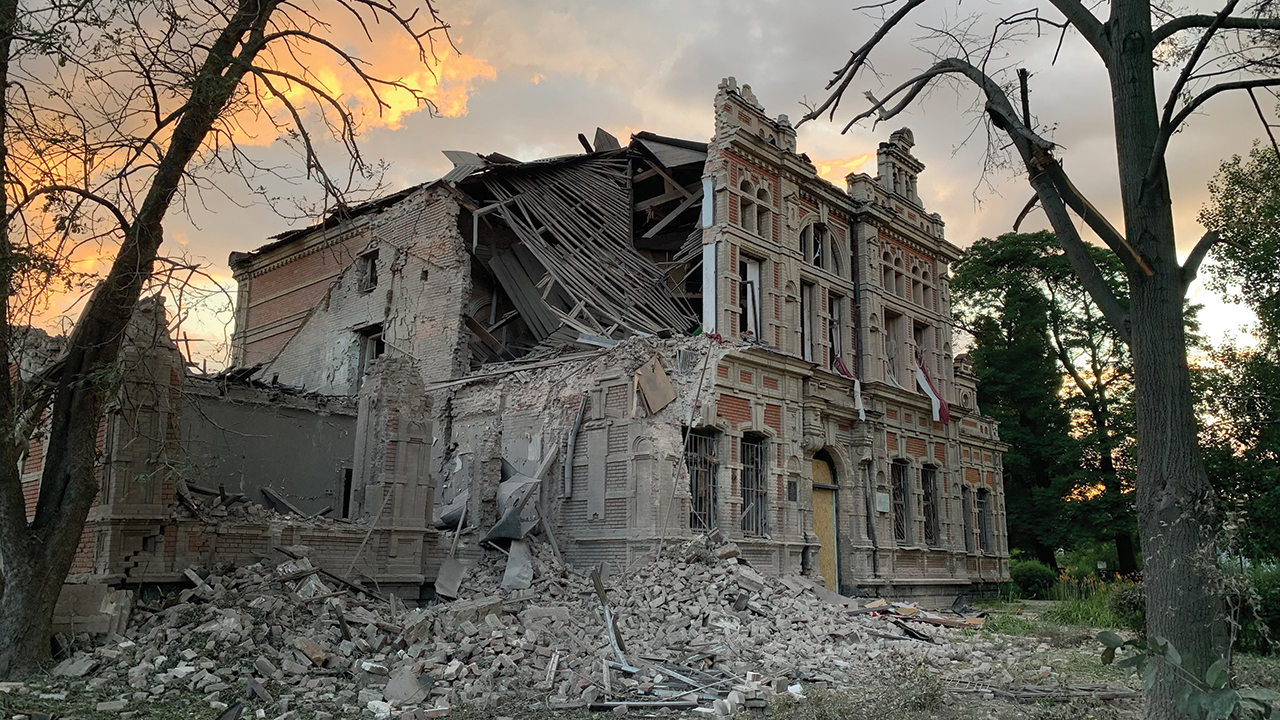 Seven people, including a child, were injured July 4 when at least five guided bombs hit Zaporizhzhia, Ukraine, and destroyed the former Mennonite girls’ school in Chortitza Colony. The structure was a protected architectural landmark. Teacher Petro Buzuk founded the Khortytsia Society for Nature Protection, the first nature conservation society in the Russian Empire. — Alexei Stoyanovsky