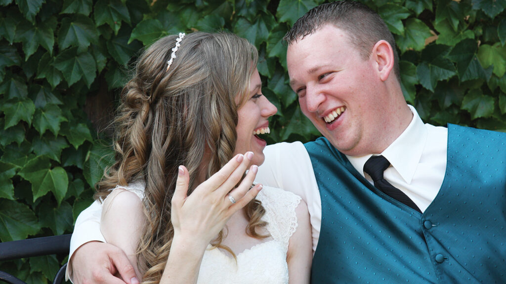 Jennie and Peter on their wedding day, June 9, 2012. — Vada Snider