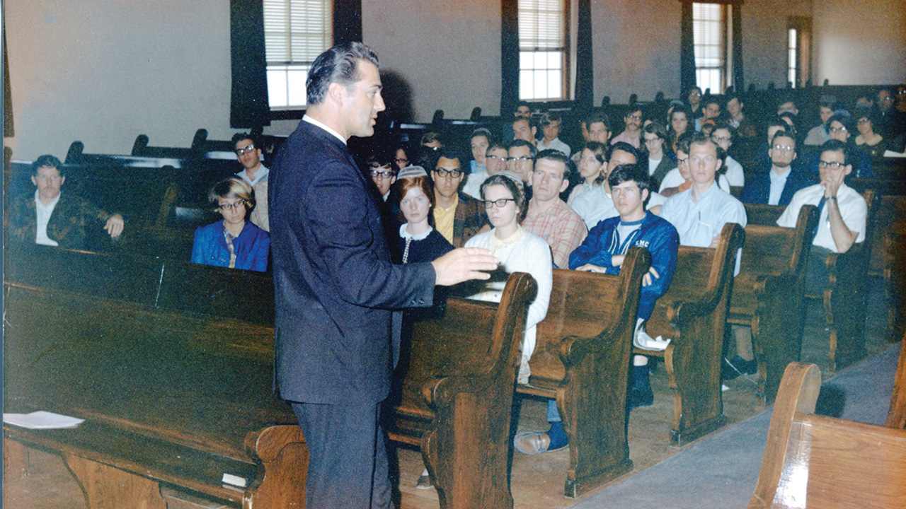Myron Ausburger: a visionary who preached an active gospel. — Eastern Mennonite University